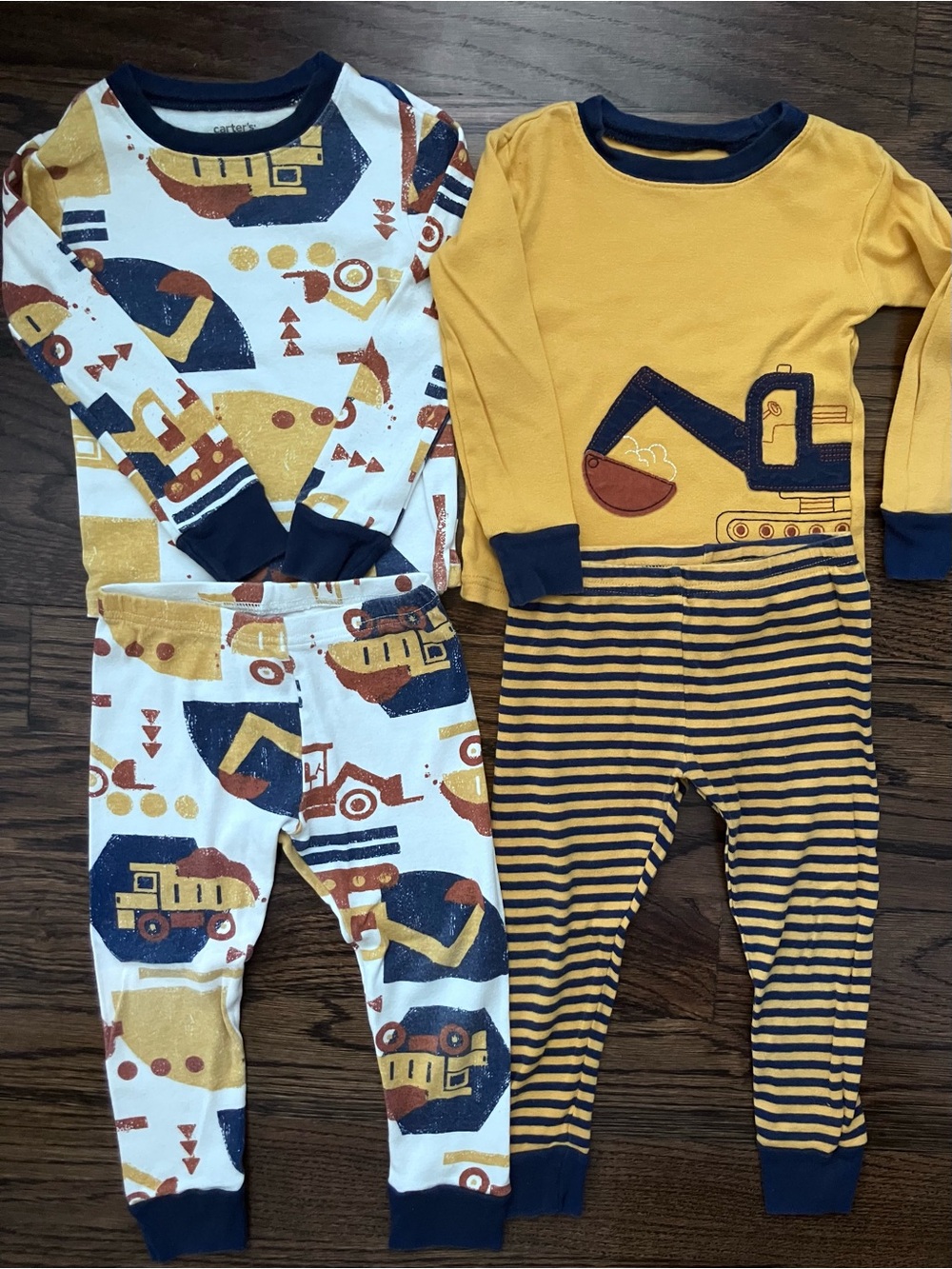 Carter’s Construction Trucks Pajama Bundle, 2T